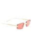 Unbranded Gold Pink Sunglasses One size - photo 1