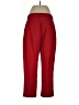 Express Solid Red Casual Pants Size 12R - photo 2