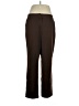 Ashley Stewart Solid Brown Dress Pants Size 14 Plus - photo 1