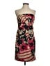 The Limited 100% Polyester Print Red Cocktail Dress Size 4 - photo 1