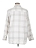 Jachs Girlfriend Plaid Gray Long Sleeve Button-Down Shirt Size XL - photo 2