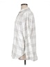 Jachs Girlfriend Plaid Gray Long Sleeve Button-Down Shirt Size XL - photo 5