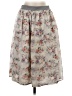 Mikarose 100% Polyester Floral Gray Casual Skirt Size XS - photo 1