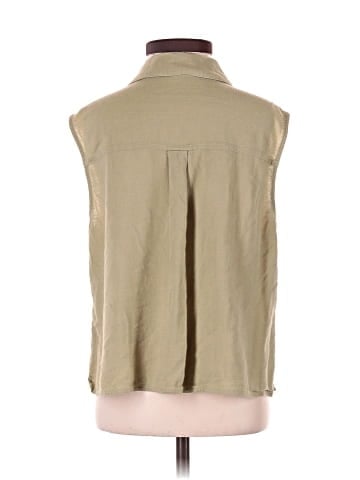 Express Sleeveless Button-Down Shirt (view 2)