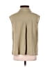 Express Tan Green Sleeveless Button-Down Shirt Size S - photo 2