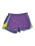 Under Armour 100% Polyester Color Block Purple Athletic Shorts Size S - photo 1