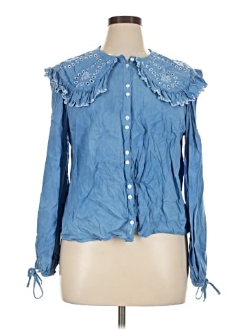 Universal Thread Long Sleeve Blouse (view 1)