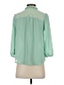 E&M Collection 100% Polyester Green 3/4 Sleeve Blouse Size S - photo 2