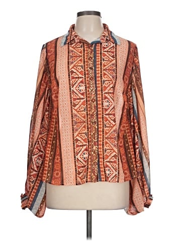 Flying Tomato Long Sleeve Blouse (view 1)
