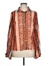 Flying Tomato Orange Long Sleeve Blouse Size L - photo 1