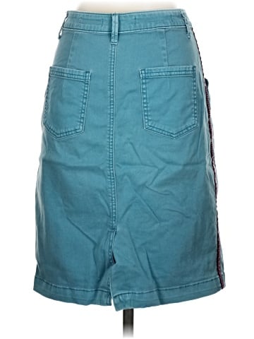 Pilcro and the Letterpress Denim Skirt (view 2)