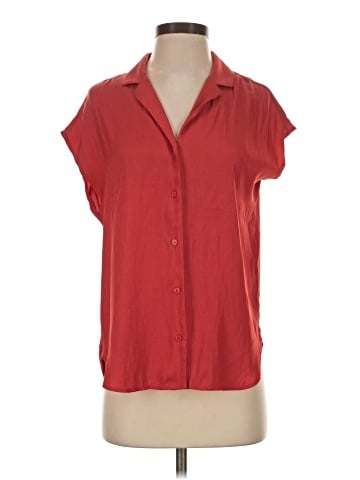 RE/DONE Short Sleeve Blouse (view 1)