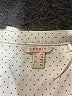 Esprit 100% Viscose Polka Dots White Long Sleeve Blouse Size 14 - photo 7