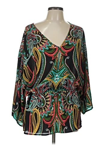 7th Avenue Design Studio New York & Company 3/4 Sleeve Blouse (view 1)