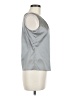 Calvin Klein Metallic Silver Sleeveless Blouse Size M (petite) - photo 4