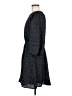 Gap 100% Polyester Tweed Black Casual Dress Size M - photo 5