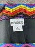 Target 100% Recycled Polyester Chevron-herringbone Orange Casual Skirt Size S - photo 4
