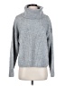 INC International Concepts Solid Gray Turtleneck Sweater Size S - photo 1