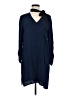Zara Basic 100% Polyester Solid Blue Casual Dress Size M - photo 1