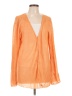 Eileen Fisher 100% Linen Orange Cardigan Size L - photo 1