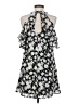 Candie's 100% Polyester Floral Black Cocktail Dress Size S - photo 2