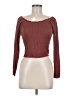Moa Moa Burgundy Long Sleeve Top Size M - photo 1