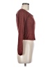 Moa Moa Burgundy Long Sleeve Top Size M - photo 4