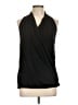 Fabletics Black Sleeveless T-Shirt Size L - photo 1