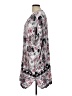 Angie 100% Rayon Floral Pink Kimono Size L - photo 5