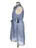 Nicole Miller 100% Cotton Blue Sleeveless Button-Down Shirt Size 16 - photo 5