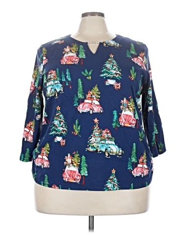 Alfred Dunner 3/4 Sleeve Blouse (view 1)