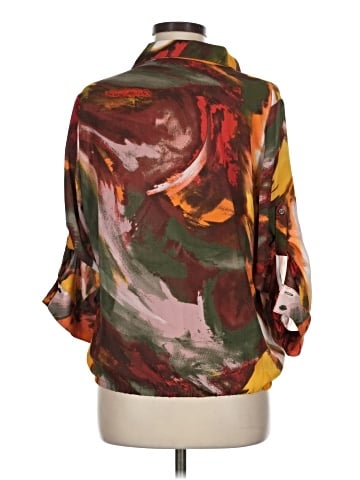 New York & Company 3/4 Sleeve Blouse (view 2)