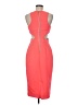 Hunter Bell Solid Orange Cocktail Dress Size 8 - photo 2