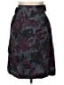 Vero Moda 100% Polyester Floral Gray Black Casual Skirt Size L - photo 2
