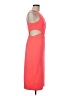 Hunter Bell Solid Orange Cocktail Dress Size 8 - photo 4
