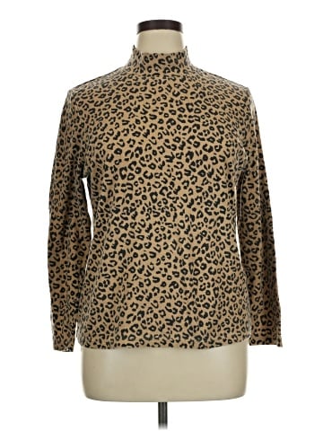 Karen Scott Long Sleeve Turtleneck (view 1)