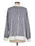 Gilli Stripes Silver Pullover Sweater Size M - photo 2