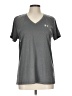 Under Armour 100% Polyester Gray Short Sleeve Top Size L - photo 1