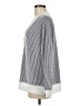 Gilli Stripes Silver Pullover Sweater Size M - photo 5