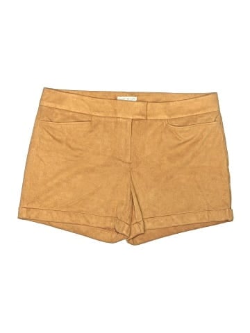 Eva Mendes by New York & Company Khaki Shorts (view 1)