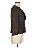 THE WRIGHTS 100% Leather Brown Blazer Size 6 - photo 4