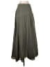 Theory 100% Polyester Solid Gray Green Casual Skirt Size 2 - photo 1