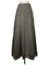 Theory 100% Polyester Solid Gray Green Casual Skirt Size 2 - photo 2
