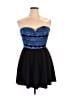 Charlotte Russe Hearts Blue Cocktail Dress Size XL - photo 1