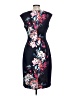 Vince Camuto Print Blue Cocktail Dress Size 12 - photo 2