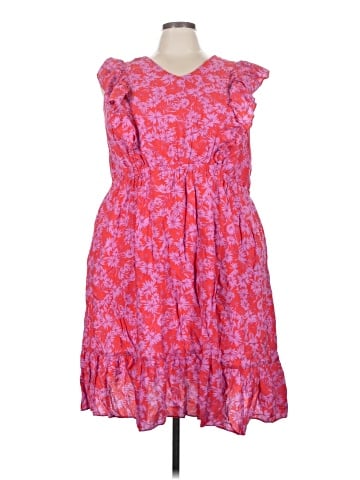 Terra & Sky Casual Dress (view 1)