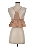 Tibi 100% Cotton Tan Sleeveless Blouse Size 0 - photo 2