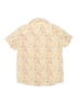 Next 100% Cotton Floral Yellow Short Sleeve Button-Down Shirt Size 6 - 7 - photo 2