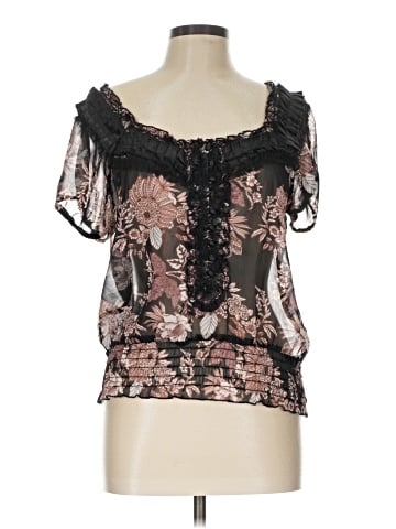 American Rag Cie Short Sleeve Blouse (view 1)