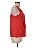Naked Zebra 100% Polyester Red Sleeveless Blouse Size M - photo 4